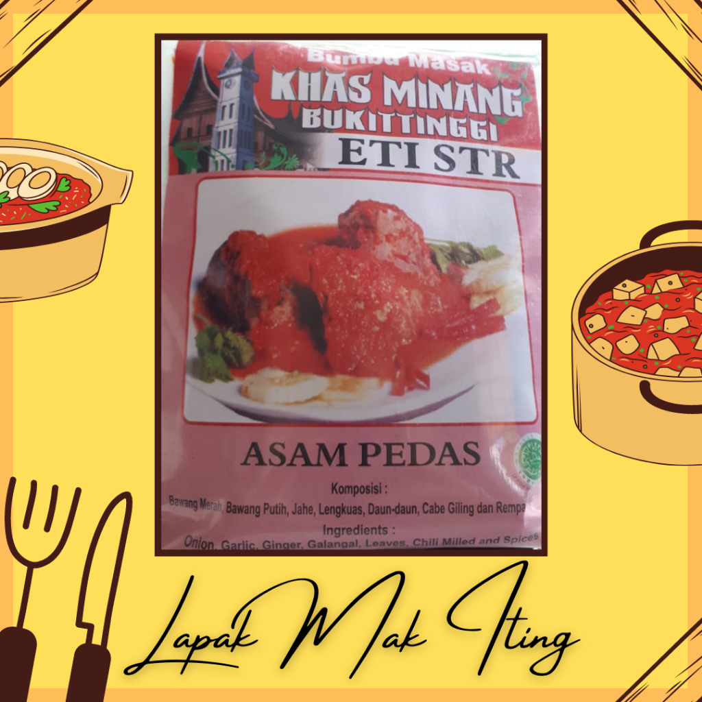 

Bumbu Masak Khas Minang Bukittinggi ETI STR - Asam Pedas
