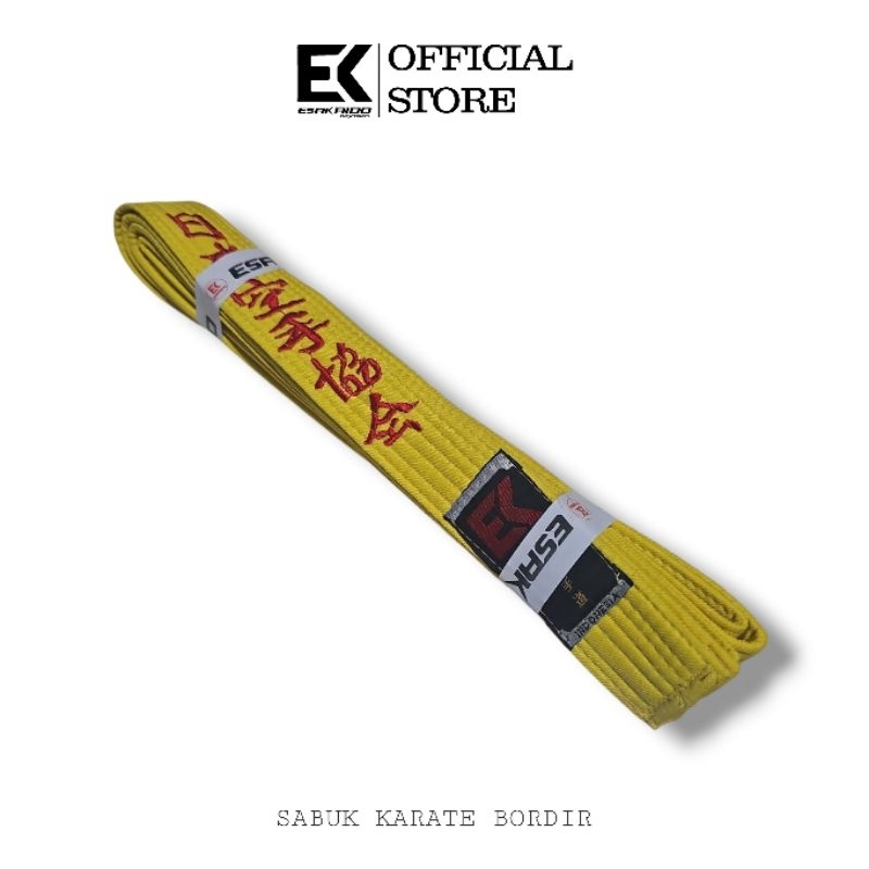ESAKAIDO - SABUK TRAINING KARATE BORDIR
