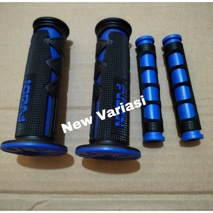 bestpromo promo paket handgrip motor / grip motor / handfat / sarung gas motor variasi set karet