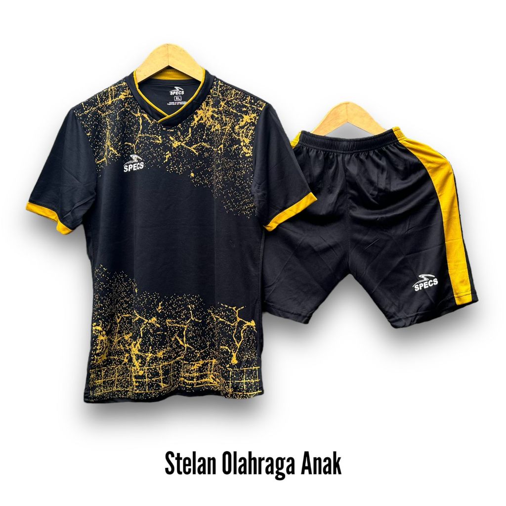 Stelan Bola Anak Sekolah Dasar Baju Olahraga Futsal Anak Berkualitas Jersey Bola Anak Usia 7-14 Tahu