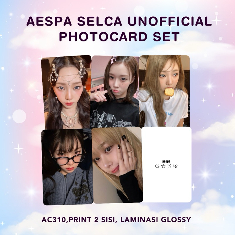 [SET] AESPA Karina Winter Giselle Ningning Unofficial Photocard