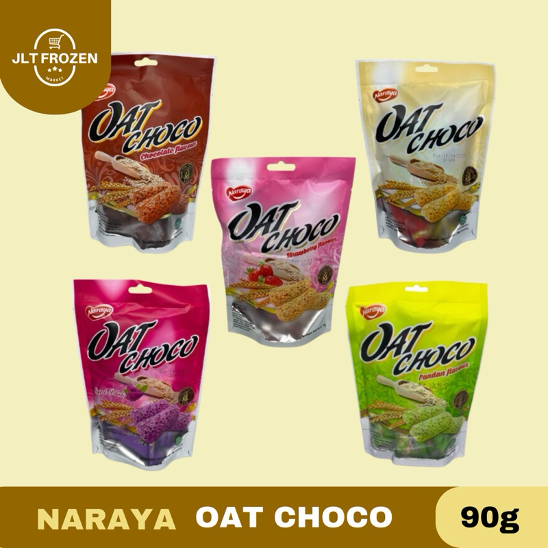 

Naraya Oat Choco Sereal Gandum / Coklat Cereal Rasa Coklat / Sweet Potato / Original / Pandan - 90g