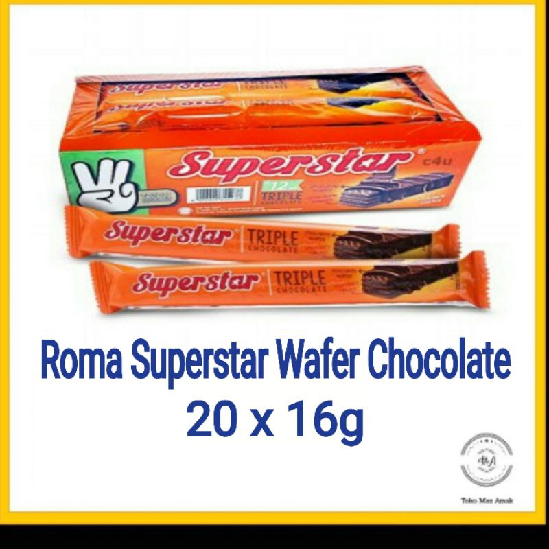 

Roma Superstar Wafer Chocolate 20 x 16gr