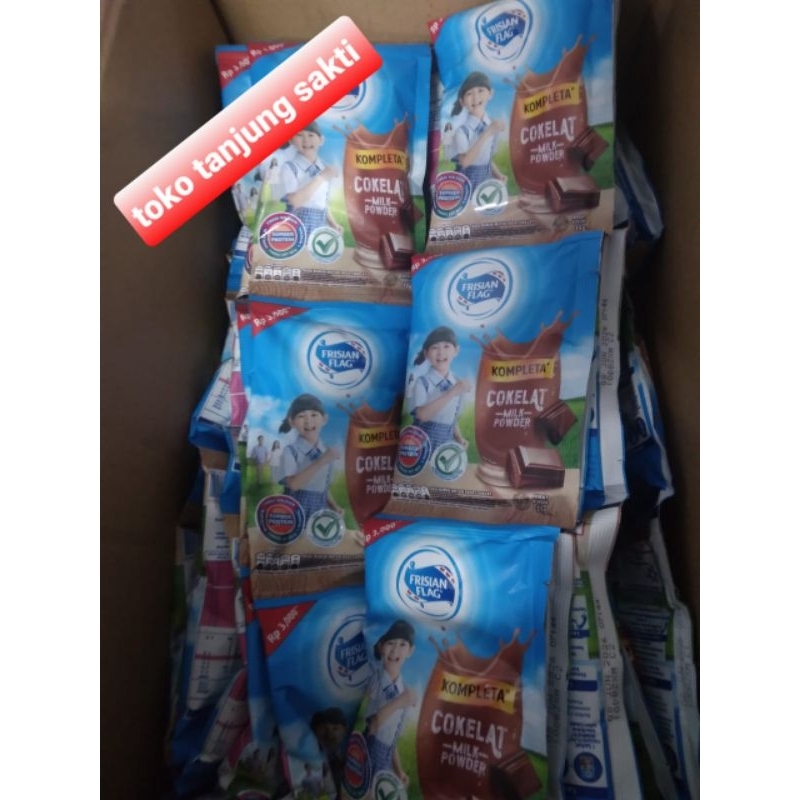

frisian flag kompleta coklat 35gr renceng isi 10 pcs