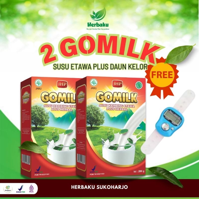 

2 GOMILK SUSU ETAWA HERBAL FREE HADIAH