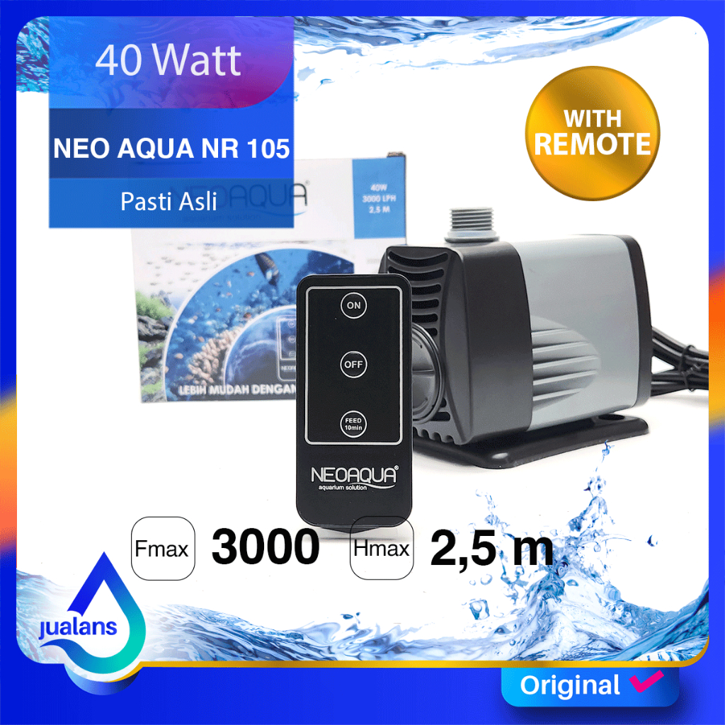 Pompa Aquarium KANDILA NEO AQUA 105 Power Head Aquarium 3000 Lph with Remote Control