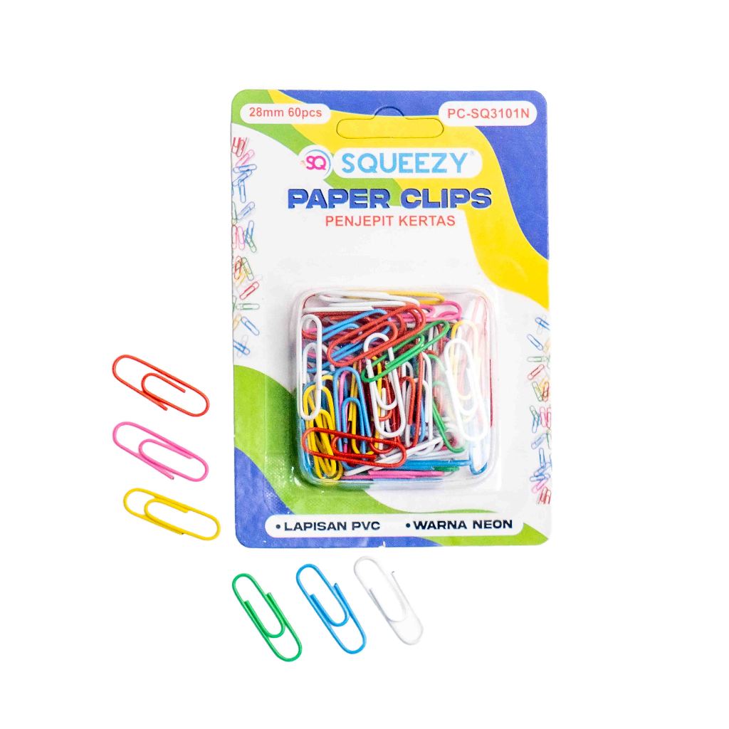 

PAPER CLIPS SQUEEZY PC-SQ3101N / PENJEPIT KERTAS