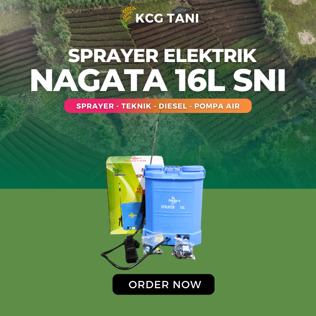 sprayer elektrik semprot pertanian 16L original nagata