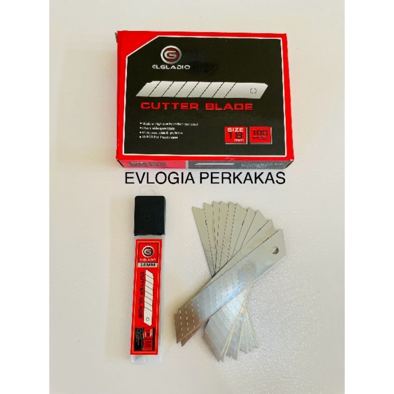 

ISI CUTTER berkualitas / REFILL CUTTER BESAR / Refill Cutter Besar Elgladio PCS Mata Cutter Isi Mata Pisau