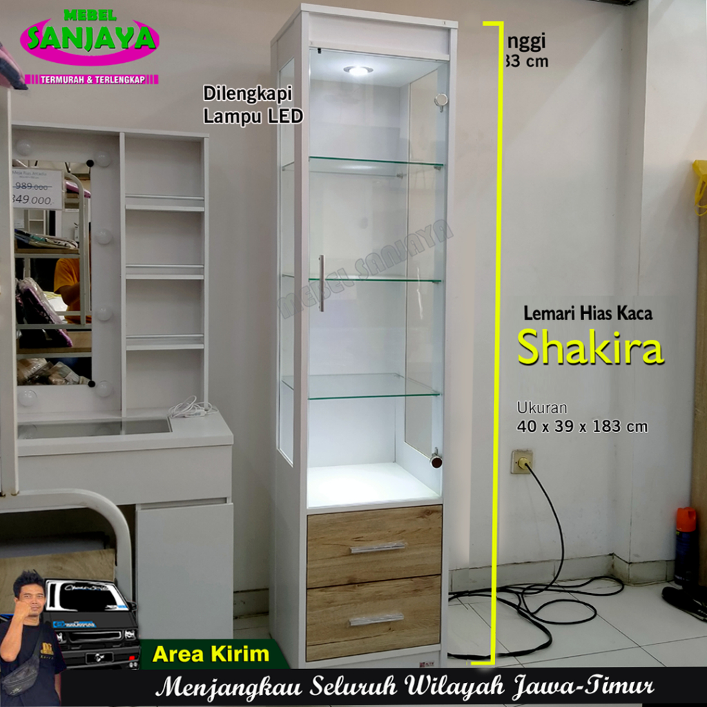 lemari hias minimalis mewah