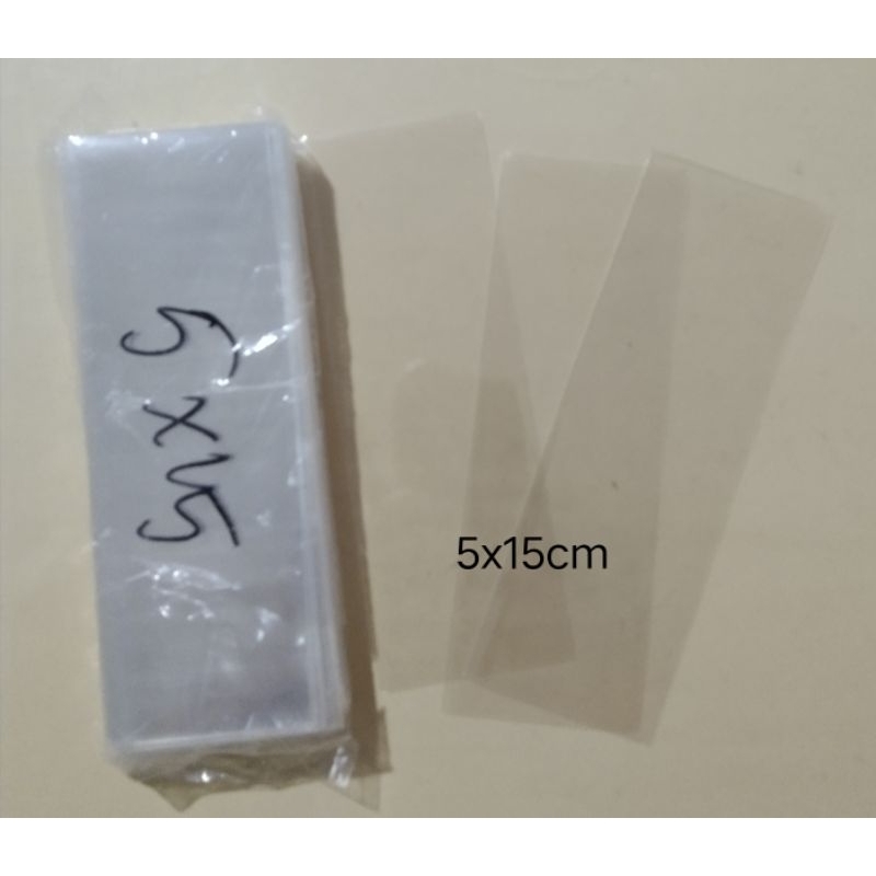 

Plastik OPP Plastik Kaca Bening Aksesoris Souvenir Ukuran 5x15cm Jual Per 10 pcs