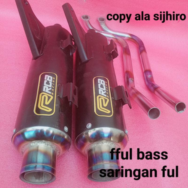 knalpot racing rcb metik fful bazz ala sijhiro termurah Mio sporti/Mio j/Mio soul karbu/Mio soul GT 