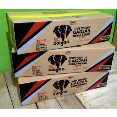 

KOPI GAJAH TUBRUK TERMURAH 1 DUS ISI (10 Rtg x 20 sct x 6 g) kemasan BARU