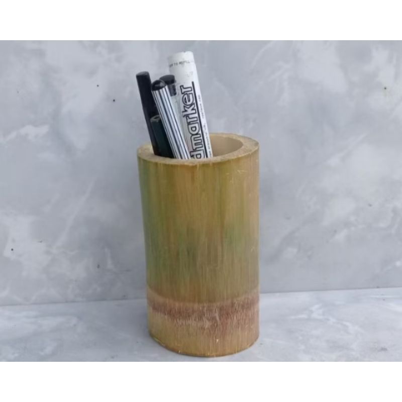 

tempat pensil bambu termurah