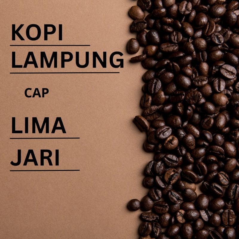 

Kopi Bubuk Lampung cap Lima Jari/ Kopi Bubuk / Kopi Lampung