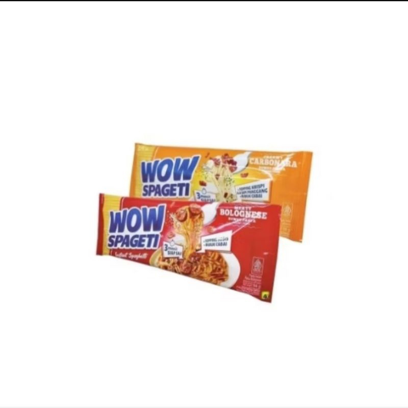 

Wow Spageti Instan Carbonara / Bolognese 88g x 5 pcs