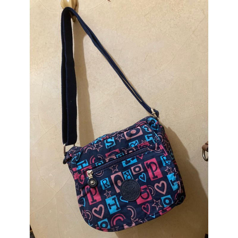 Tas Nylon Sling Bag Selempang Ssamzie Ssiot Preloved