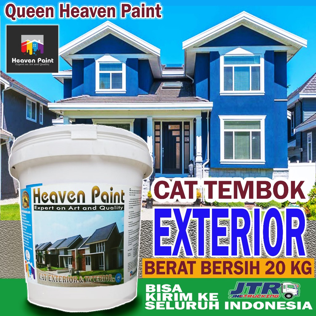 HEAVEN PAINT EXTERIOR | Cat Tembok Exterior 20 KG| UNTUK DINDING TEMBOK LUAR DAN  DALAM RUANGAN - TA