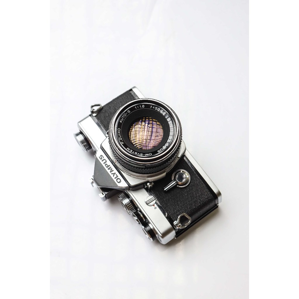 Kamera Analog Olympus OM-1 OM1 kit 50mm f1.8 Zuiko Super Mulus Normal  (1)