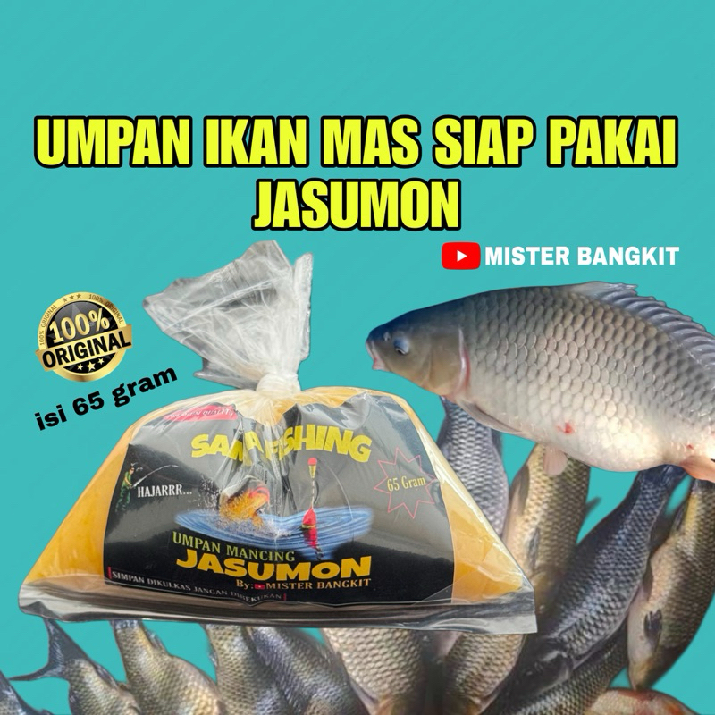 Umpan Jadi Jasumon Stiker Hitam Spesial Ikan Mas