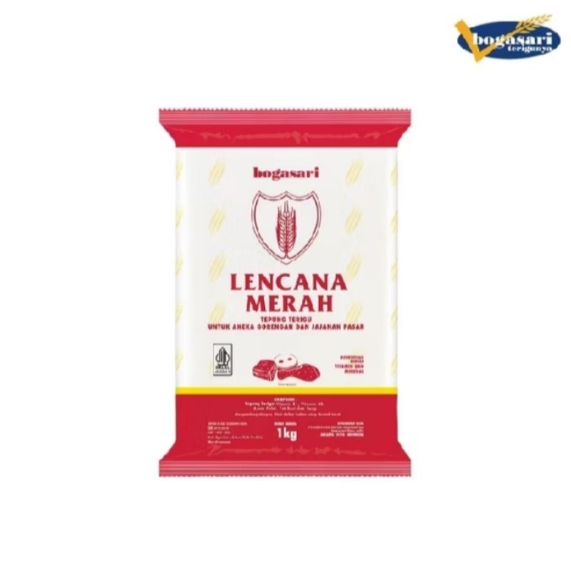 

tepung terigu lencana merah 1KG