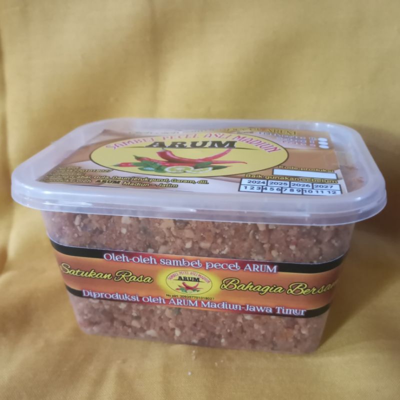 

sambal pecel ARUM sambel kacang asli madiun