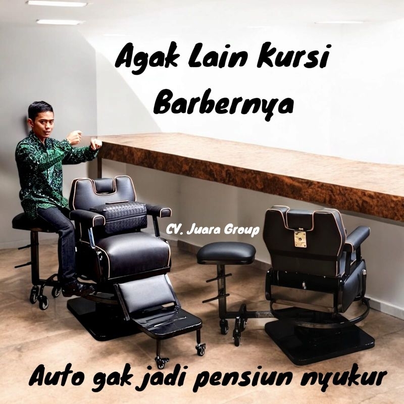 ISTIMEWA ANTIK UNIK Multifungsi Kursi Juara Kursi Rolling Barbershop GEMOY Kursi Barbershop Pangkas 