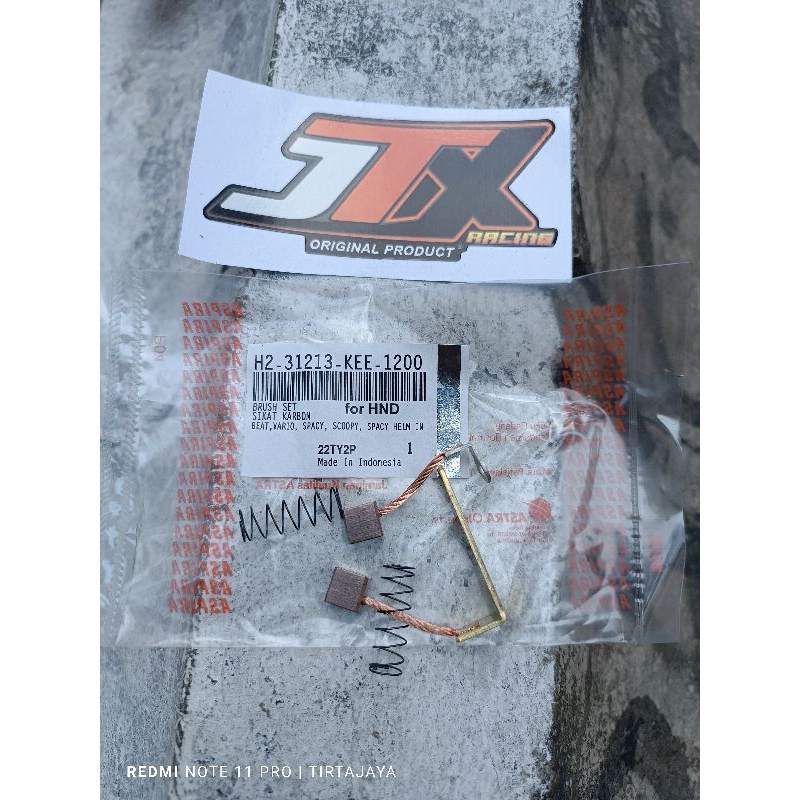 coolboster carbon brush honda beat vario scoopy spacy helm in aspira astra otopart
