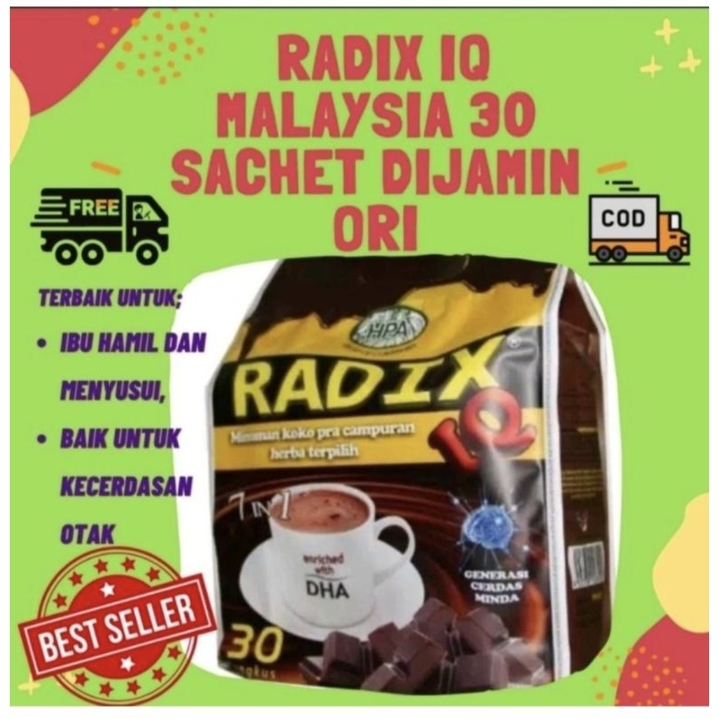 

Radix IQ HPA (Malaysia) 100% ORI isi 30 Sachet