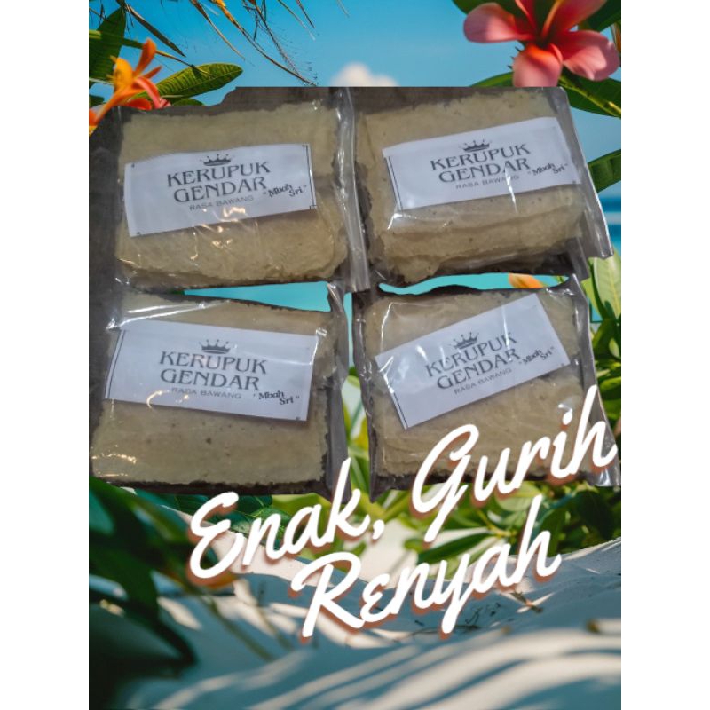 

KERUPUK GENDAR MENTAH