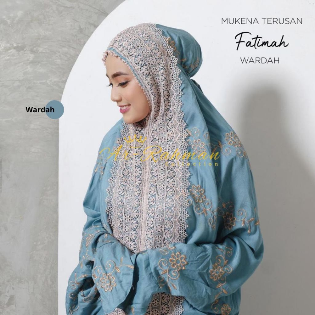 Mukena Dewasa Rayon Terusan Bordir Fatimah (Jumbo)