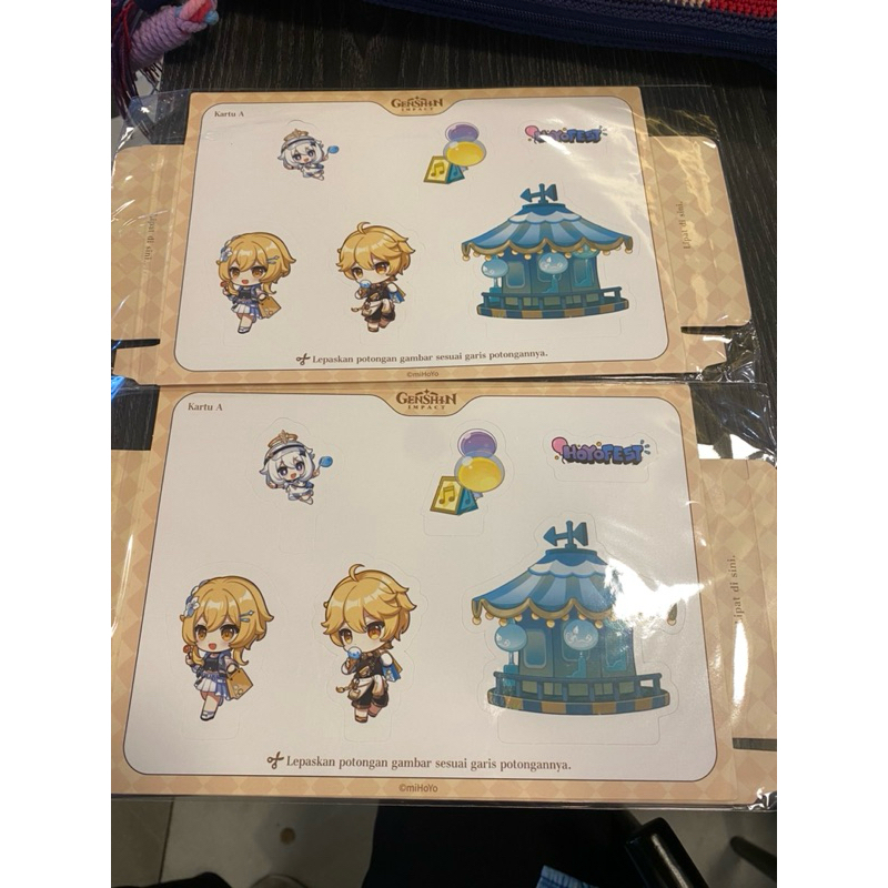 Hoyofest 2024 Ticket (Tears of Themis, Zenless Zone Zero, Honkai Impact 3 and Genshin Standee