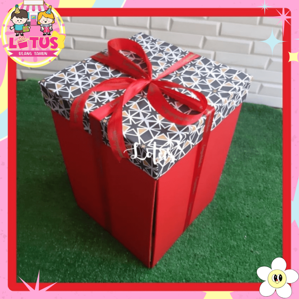 Kotak Surprise Snacktart / Kotak Suprise Tart snack/ Kotak snacktart murah / kotak snack tower ulang
