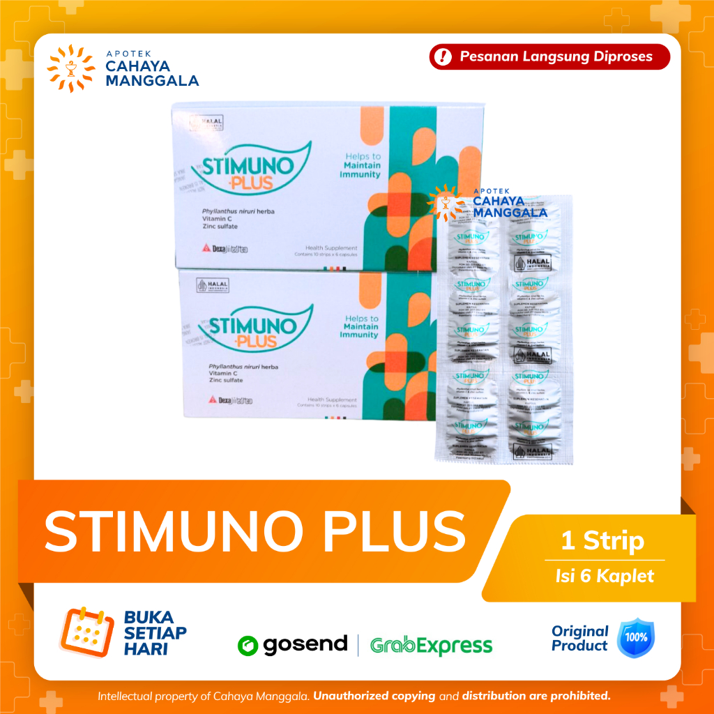 STIMUNO PLUS PER STRIP 6 KAPSUL
