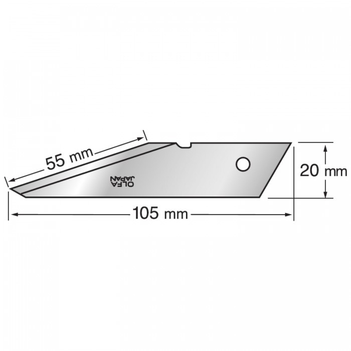 

HJK OLFA CKB-2 Refill Pisau Cutter CKB2 (2pcs/pack) Craft Knife Spare Blade For CK-2