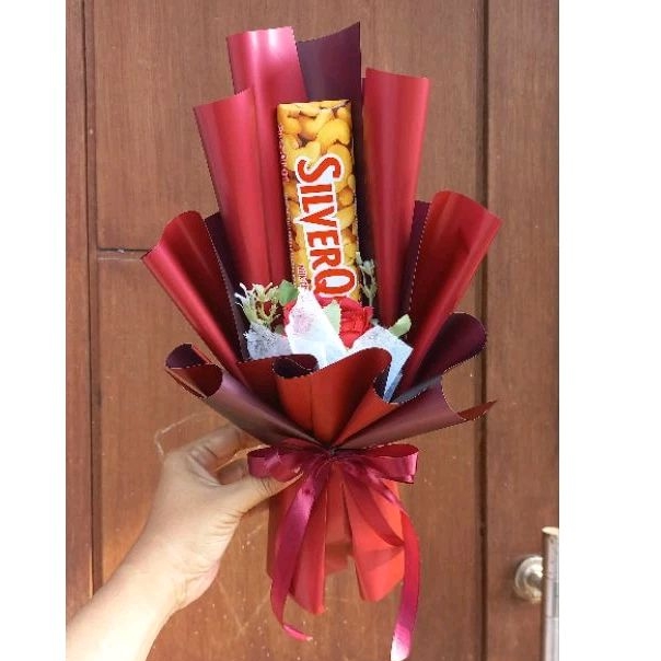 Bucket coklat silverqueen
