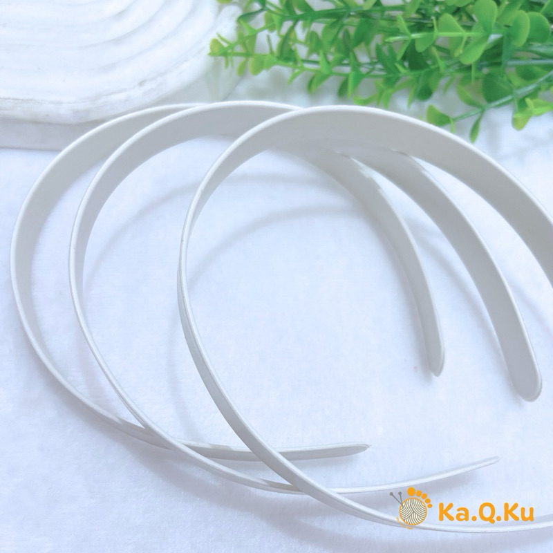 RANGKA BANDO POLOS PUTIH LEBAR 1.5mm