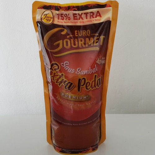 

Gourmet Saus Sambal Extra Pedas Kemasan 1kg