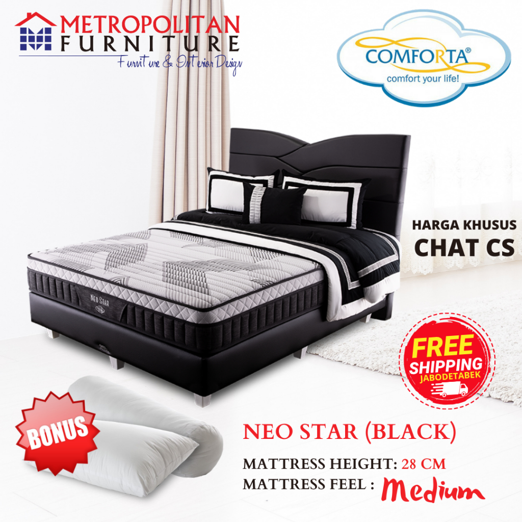 Kasur SpringBed Comforta Neo Star FULL SET Spring bed matras