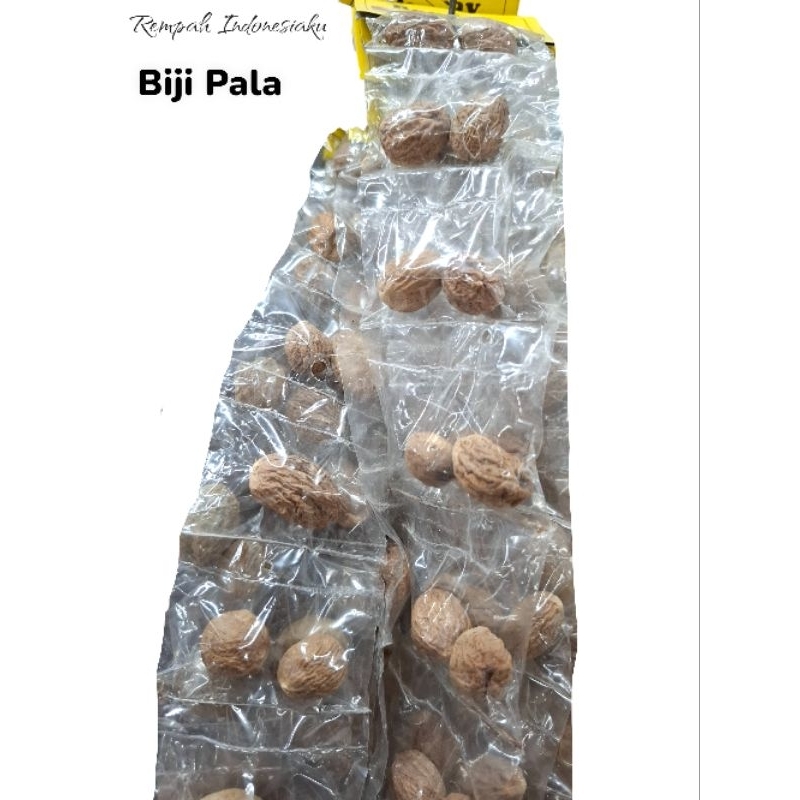 

Biji pala renceng isi 10 pcs|biji buah pala