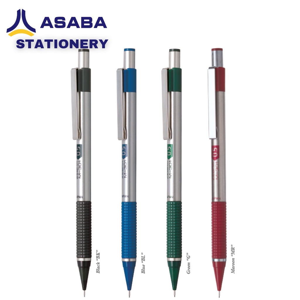

ZEBRA M-301 Pensil Mekanik 0.5mm Stainless Steel Barrel Mechanical Pencil