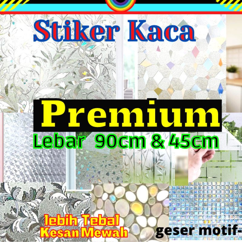 STIKER STICKER KACA SUNBLAST SETIKER WALLPAPER PINTU JENDELA KACA BUAT KAMAR MANDI DEKORASI DECOR DE