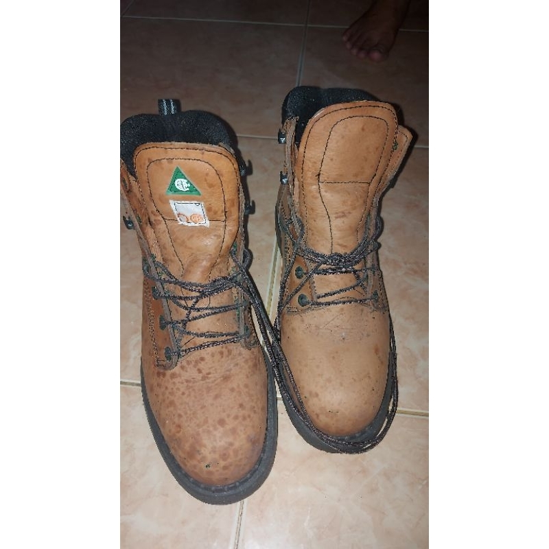 Preloved Sepatu Red Wings Safety Boots Ori