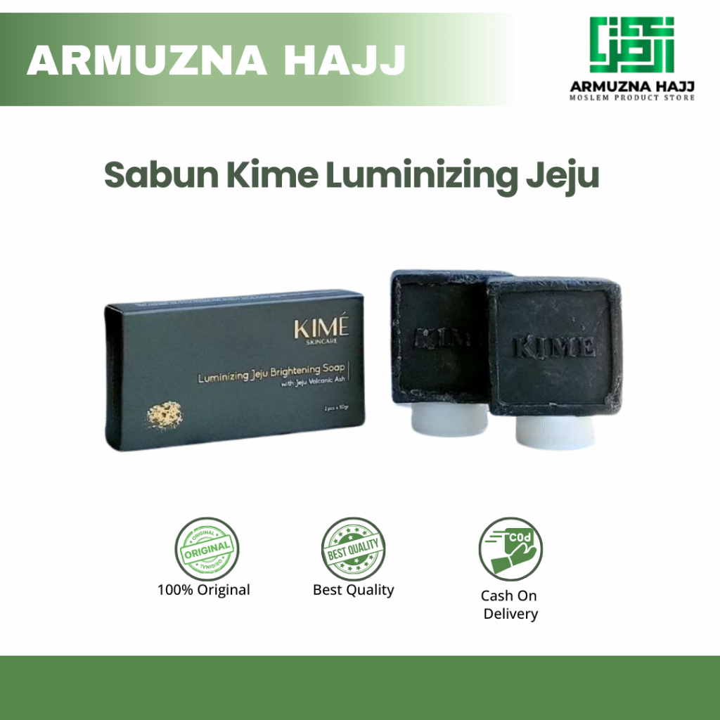 Kime Skincare Luminizing Jeju Brightening Soap | Sabun Kime