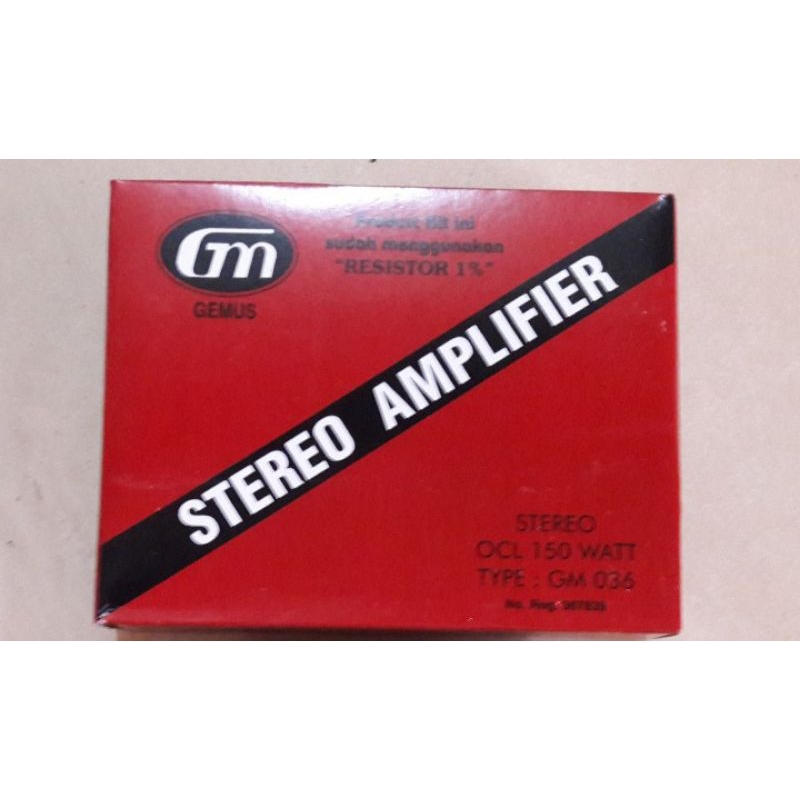Kit GM 036 OCL Power Amplifier Stereo