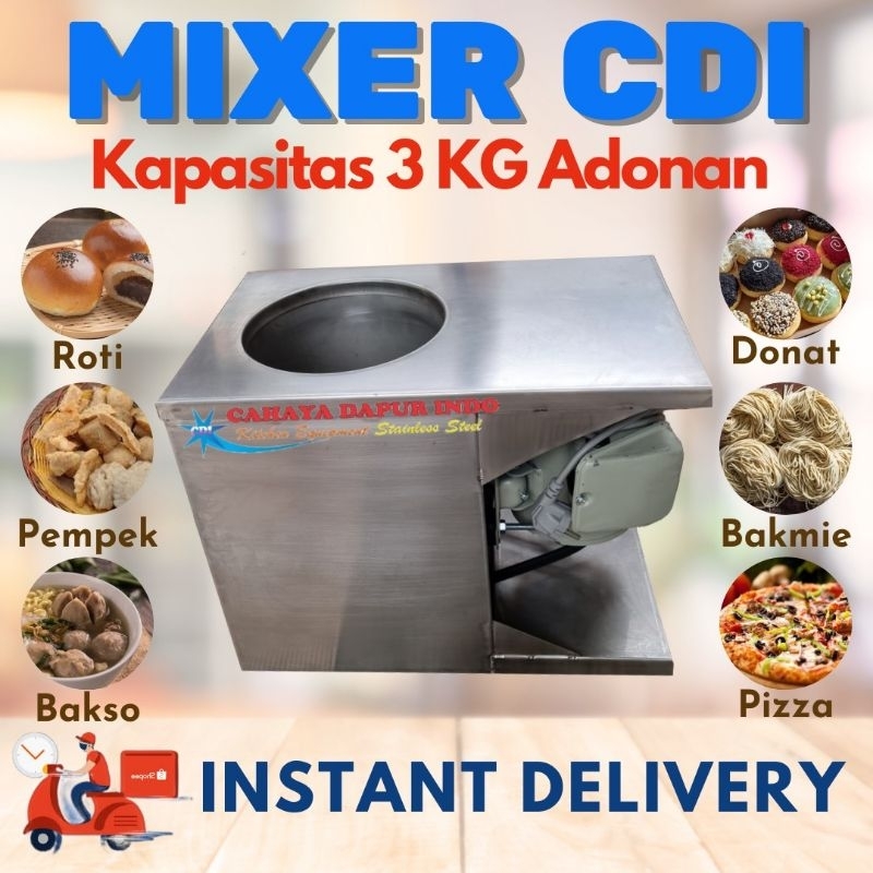 Mixer Roti Cdi /Mesin Roti Cdi /Cdi Mixer /Mixer Rakitan Cdi /Mixer Donat /Mixer Pao /Mixer Bakpau