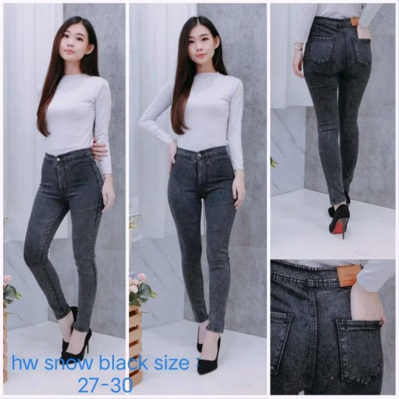CELANA JEANS HW | CELANA PANJANG WANITA | CELANA JEANS HW WANITA KEKINIAN | CELANA JEANS WANITA IMPO