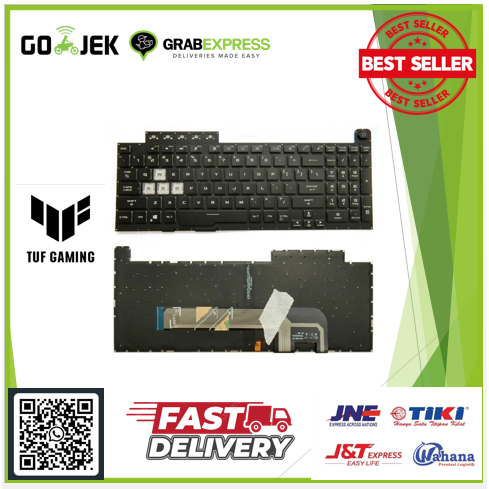 Keyboard laptop Asus TUF F15 FX506 FX506LI FX506LH FX506HC Backlight