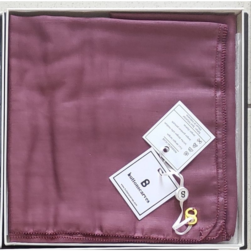 NEW Buttonscarves Everyday Scarf Rosewood bahan Paris