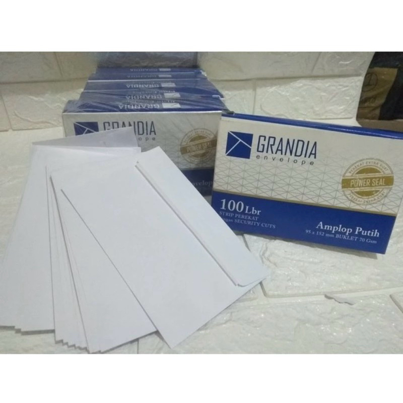 

Amplop Putih Polos 104 Grandia (1 pcs amplop)